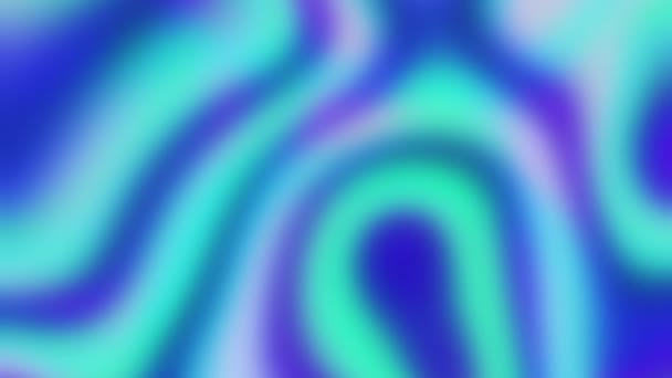 Fondo Holográfico Brillo Neón Desenfocado Desenfocado Cian Azul Rosa Degradado — Vídeo de stock