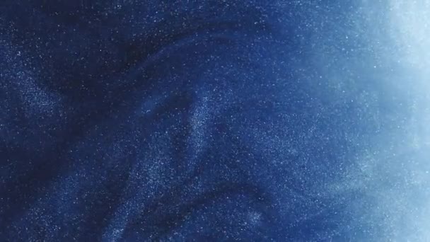 Vertikální Video Třpytivé Abstraktní Pozadí Kouzlo Galaxie Modrá Třpytivé Zářící — Stock video