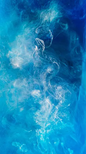 Hintergrund Der Rauchentwicklung Ätherischer Dampf Himmel Blau Weiß Glitzern Geheimnisvolle — Stockfoto