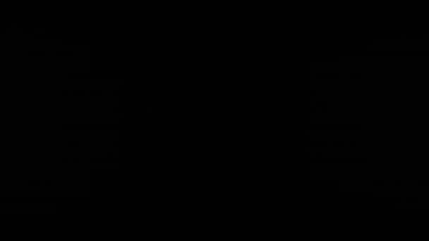 Вертикальное Видео Фон Пикселя Ошибка Сбой Черные Симметричные Артефакты Искажают — стоковое видео