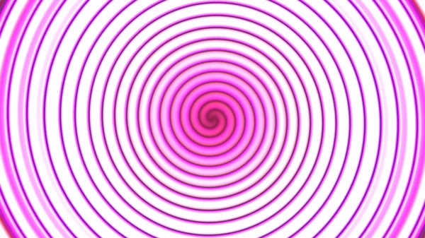 Hypnotic Background Psychedelic Swirl Bright Pink Purple White Fantasy Vortex — Stock Photo, Image