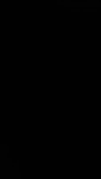 Вертикальне Відео Абстрактний Фон Перехід Чорнила Темне Магічне Мистецтво Чорна Ліцензійні Стокові Відео