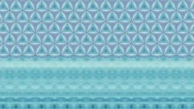 Geometrik süs. Simetrik mozaik desen mavi mor soyut tasarım hareket dinamik sanat arka planı.