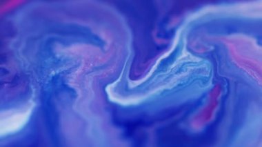 Mermer dökülmüş. Mürekkep damlası. Odaklanmamış pembe renkli ıslak emülsiyon karışık dalga akışı hareket damarları katman katman dokusu soyut sanat arkaplan.