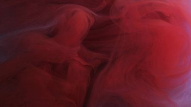 Boya nemi. Hava sıçraması. Renkli duman bulutu. Soyut arkaplanda canlı kırmızı mor parıldayan patlama buhar dalgası sanat dokusu.