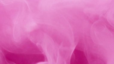 Bulanık sis. Yüzen buhar. Odaklanmamış pembe renk boyalı su sıçrıyor bulut dalgası hareketi fantezi soyut sanat arka planı.