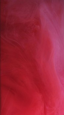 Sıvı sigara. Parlak zıtlıklar. Modern sanatın soyut arka planında dönen kırmızı beyaz pigmentler. Parlak boya.