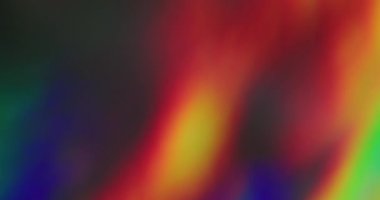 Çok renkli film fişeği. Bulanık ışıldayan ışın. Odaksız sızıntı. Sarı ışınlar. Gökkuşağı titreşimleri..