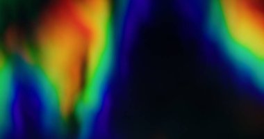 Yumuşak bulanıklık etkisi. Renkli ışıltılar. Odaksız sarı titreşimler mercek parlamaları soyut sanat ışığı arka planında holografik ışıltı..