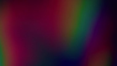 Optik gökkuşağı rengi. Doğal ışık yansıması. Odaksız sızıntı. Yeşil ışınlar. Soyut bulanık sanat arka planında titreşimler..