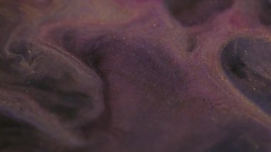 Karışık boya rotasyonu. Bulanık mermer parıldıyor. Odaklanmamış mor renkli sim akışı mürekkep emülsiyonu dalga hareketi soyut sanat arkaplanı.