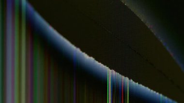 Saptırılmış monitör. Ekran dokusu. Karanlık ölü arızalı görsel görüntü bozulması. Odaklanamayan bölge. Dijital yayın gürültüsü için dekoratif grunge tabakası.