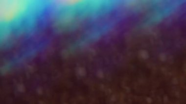 Görüntü pırıltısı. Soyut renk gradyanı. Yoğunluğu azalmış ağır tahıl tozu sızıntısı holografik ışıltı lens parıltısı sanat ışığı üzerinde yanıp sönüyor.