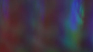 Bulanık efekt gökkuşağı. Folyo dalgalı doku. Odaklanamayan sızıntı, çok renkli yeşil ışınlar, titreşimli ışınlar, sanat arkaplanındaki ışık yansıması..