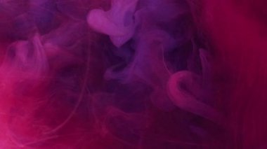 Soyut boya. Harika bir dalga karışımı. Odaklanmamış kırmızı sis mürekkep dokusu buhar sıvı duman bulutu sanat arka planında ışıldıyor.