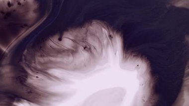 Sıçrama noktası. Grunge akışı. Havadar siyah beyaz peçeli dalgalı kirlilik dalgaları döktü. Fantezi bulutlu boya soyut arka plana dökülüyor..