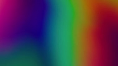 Holografik etki. Bulanık gökkuşağı çizgileri. Odaklanamayan sızıntı, çok renkli yeşil ışınlar soyut sanat ışığı arka planında titreşen ışın mercekleri yanıp sönüyor..