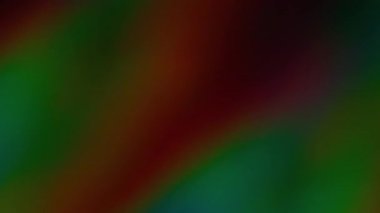 Soyut holografik doku. Bulanık parlayan yüzey. Odaklanmamış toz sızıntısı, çok renkli yeşil ışınlar, gökkuşağı gradyan titreşimler, sanat ışığı arka planında ışıldayan lensler..