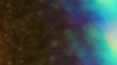 Görüntü pırıltısı. Soyut renk gradyanı. Yoğunluğu azalmış ağır tahıl tozu sızıntısı holografik ışıltı lens parıltısı sanat ışığı üzerinde yanıp sönüyor.