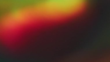 Kaleydoskopik kaplama. Bulanık parlak renkler. Odaksız sızıntı. Sarı ışınlar. Gökkuşağı. Soyut sanat ışığı arka planında ışık yansıması..