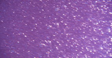 İşaret fişeği. Odaklanamayan parıltı. Mor efektli efektli eflatun efektli eflatun renginde parıldayan ışıltılı ışın..