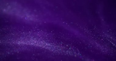 Metalik mürekkep. Parlak karışım. Renk sıvısı neon akışı parıldayan konfeti sızıntısı. Işıldayan parçacıklar menekşe suyu soyut arkaplanı bulanıklaştırır.