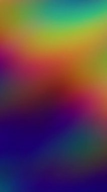 Dikey video. Bulanık renkli ışık. Gökkuşağı dairesel. Odaksız sızıntı. Sarı ışınlar. Parlak titreşimler..