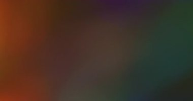 Optik bulanık geçiş. Lens yansıması. Siyah arka planda rengarenk film parlaklığı. Aydınlık hareket soyut karanlıkta kaybolur.