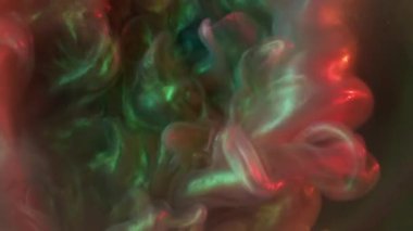 Parlak sıvı. Parıltı dalgası. Sanat fırtınasında bakır turuncu gri kabarık akarsu karışımı. Soyut ışıltılı boya arka planda bulanık su girdabı.