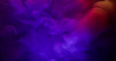 Patlama sisi. Neon boya sisi. Odaklanmamış mor pembe renk. Parlak gökkuşağı rengi. Gökkuşağı sanat dokusu..