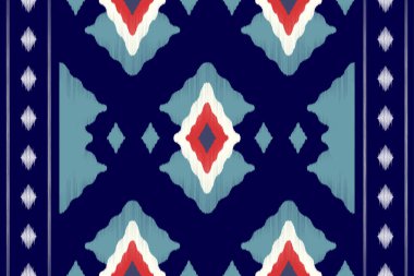 Moda Ikat desenli tasarım. kumaşlar, kumaşlar, nakış, giysi, dokuma, ambalaj, eşarp, sargı için uygun