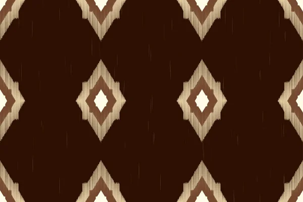 Модный Дизайн Ikat Шаблон Подходит Текстур Тканей Вышивки Одежды Ткачества — стоковый вектор