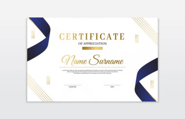 Mavi ve altın sertifikalı sınır şeması. Takdir, iş ve eğitim ihtiyaçları için