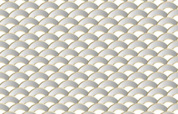 Hintergrunddesign Mit Dünnen Goldlinien Weiß Gold Kombination Perfekt Für Hintergründe — Stockvektor