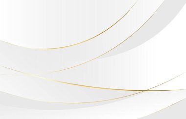 İnce altın çizgileri olan arka plan tasarımı, beyaz ve altın kombinasyonu, arka plan, posterler, duvar kağıtları ve daha fazlası için mükemmel.