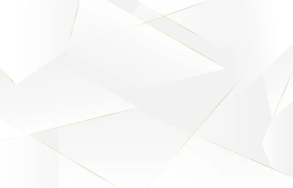 Дизайн Фона Тонкими Золотыми Линиями Сочетание Белого Золотого Цветов Идеально — стоковый вектор