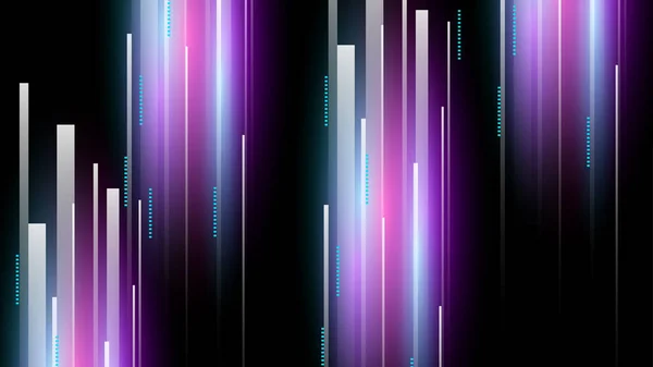 Technologické Pozadí Neonovými Světelnými Efekty — Stockový vektor
