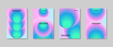 Modern ve minimalist gradyan poster veya kapak tasarımı