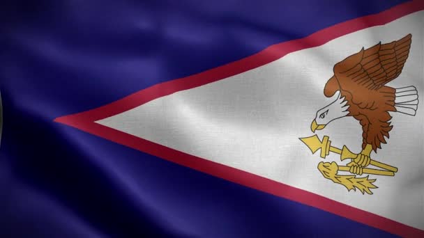 Palaus Flagga Fladdrar Vinden Animering — Stockvideo