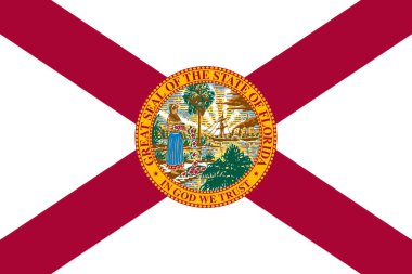 Florida eyaletinin bayrağı Amerika Birleşik Devletleri 'ne aittir..