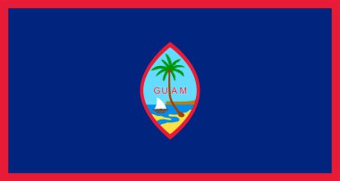 Flag of Guam country nation