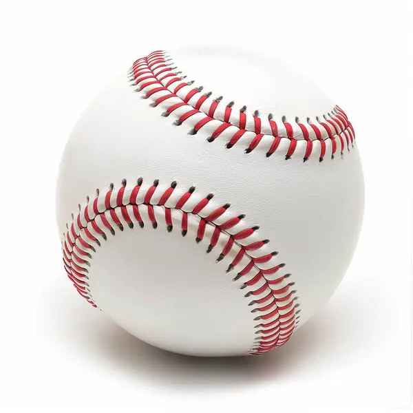 Beyzbol topu ürün fotoğrafı beyaz arkaplanda