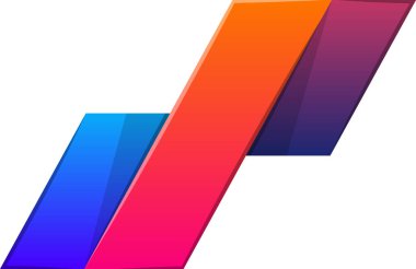 Arka planda izole edilmiş modaya uygun ve minimal tarzda üç satır logo illüstrasyonuName
