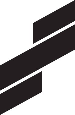 Arka planda izole edilmiş modaya uygun ve minimal tarzda üç satır logo illüstrasyonuName