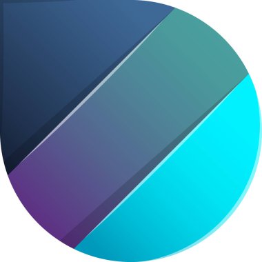 Moda ve arka planda izole edilmiş minimal biçimdeki soyut su damlası logosu illüstrasyonu