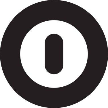 Arkaplanda izole edilmiş modaya uygun ve minimal şekilde tuş takımı logosu resimlemesi açılıp kapatılıyor