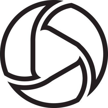 Moda ve arka planda izole edilmiş asgari stilde delikleri olan soyut çember logosu