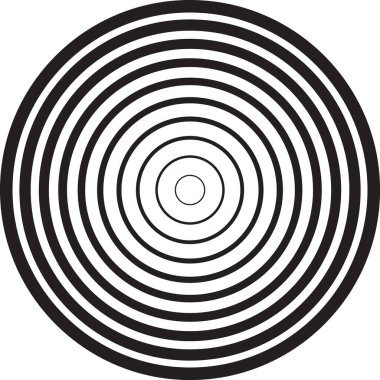 Moda ve arka planda izole edilmiş minimal stilde soyut renk yarım ton daire logo illüstrasyonuName