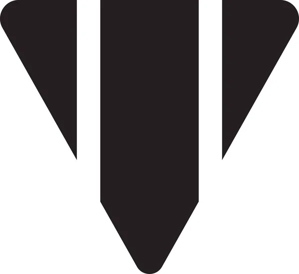 Анотація Логотипу Трикутника Модному Мінімальному Стилі Ізольовано Фоні — стоковий вектор