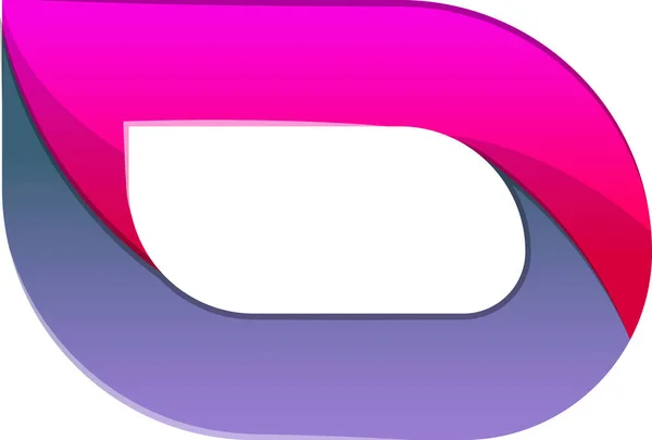 Abstraktní Čára Logo Připojení Ilustrace Módním Minimálním Stylu Izolované Pozadí — Stockový vektor